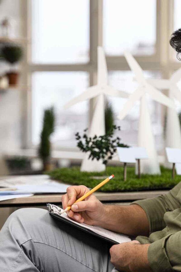 Wind turbines as a way to boost business